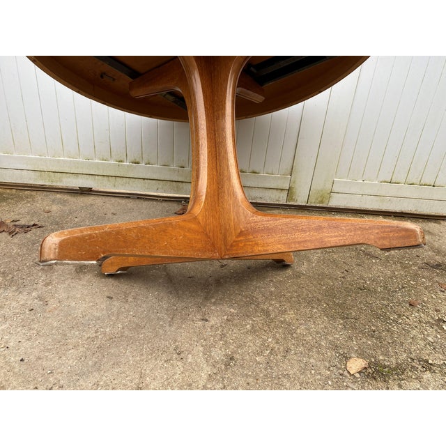 Scandinavian Round Extendable Table in Teak, 1970s For Sale - Image 13 of 18