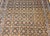 Vintage Tabriz Rug, Hand-Knotted Wool, Allover Geometric Pattern, Navy & Tan, 9x11 For Sale - Image 9 of 15