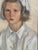 Original swedish oil on panel – “portrait of a girl” – dated 1946 – vintage & framed – 49 × 40.5 cm (19.3" × 15.9") a...