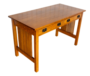Arts and Crafts Mission Oak Desk by L. and J.G Stickley, 1993