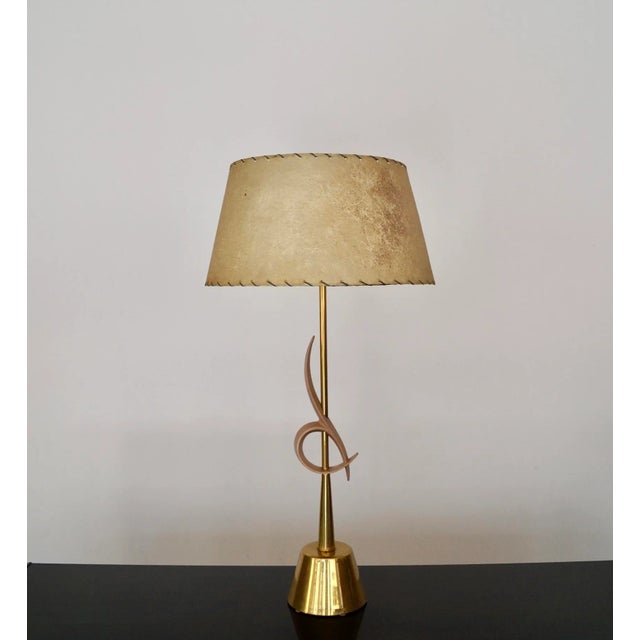 Lightolier 1950's Mid-Century Modern Sculptural Table Lamp For Sale - Image 4 of 13