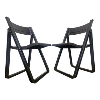 Vintage French Folding Chairs, 1979, Set of 2 For Sale