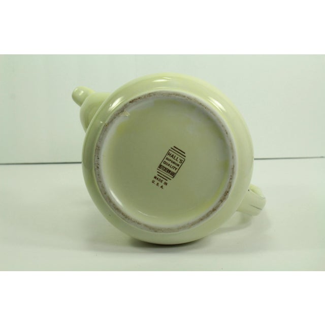 1930's Hall's Silhouette 8 Cups Medallion Coffee Pot, Tavern Scene For Sale - Image 12 of 13