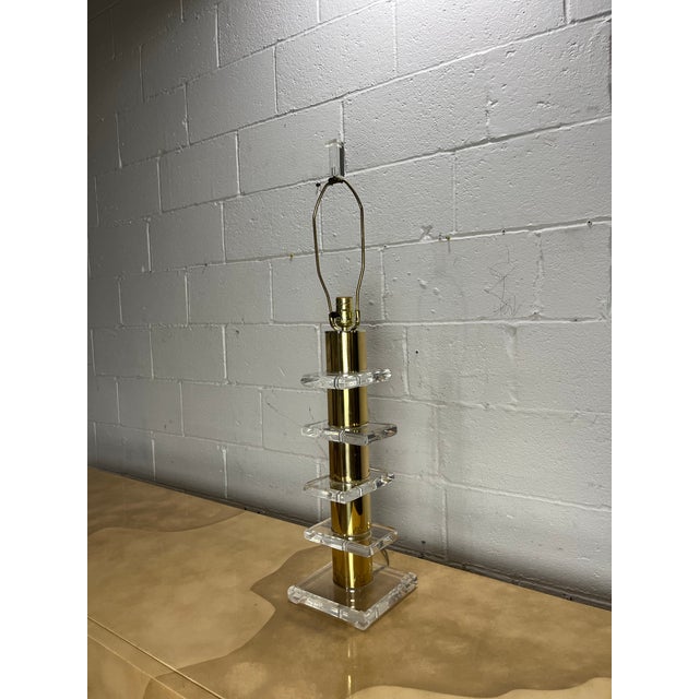 Metal 1970s Styled After Kovacs Mid Century Modern Lamp For Sale - Image 7 of 9