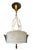 1930s Rare Art Deco Hanging Ceiling Light With Crest Motif For Sale In Los Angeles - Image 6 of 9