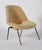 Italian Organic Lounge Chair in Wool with Black Lacquered Metal Legs, 1950s For Sale - Image 6 of 6