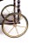 1950s Mahogany Wood and Brass Bar Cart from Maison Bagues For Sale - Image 5 of 6