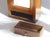 Antique Art Deco Lacquered Oak Mirror Apothecary Cabinet with Carved Door, 1920s For Sale - Image 9 of 9