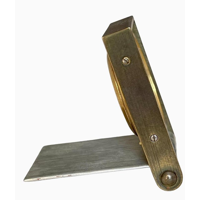 Metal Mémovox Mechanical Travel Clock from Maison Jaeger-Lecoultre, 1970 For Sale - Image 7 of 13