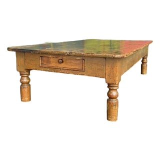 Primitive Coffee Table For Sale