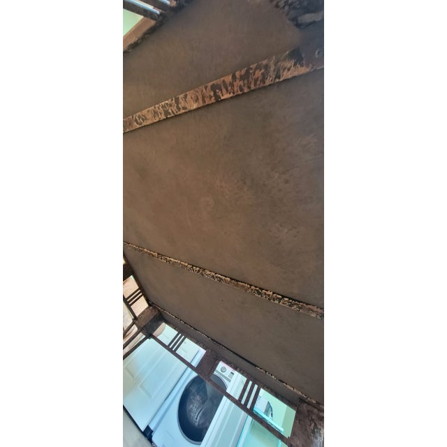 Maitland - Smith 1990s Neoclassical Stone & Wrought Iron Coffee Table For Sale - Image 4 of 7