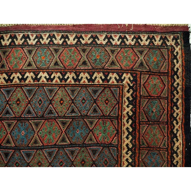 Vintage Tribal Kilim Rug, 1950s For Sale - Image 10 of 13