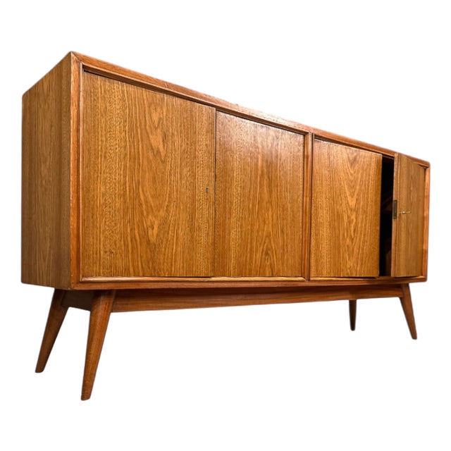 Credenza in Cherry Wood, Joaquim Tenreiro for Laubitch & Hirth, 1942 - Lot 41A For Sale