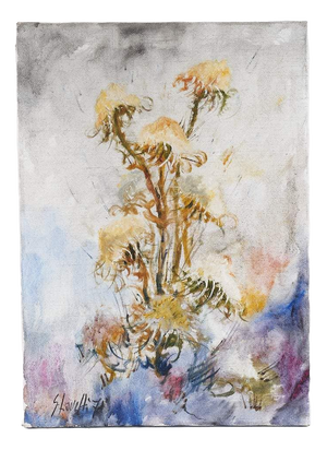 Giovanni Lovetti, Floral Scene, Oil on Canvas