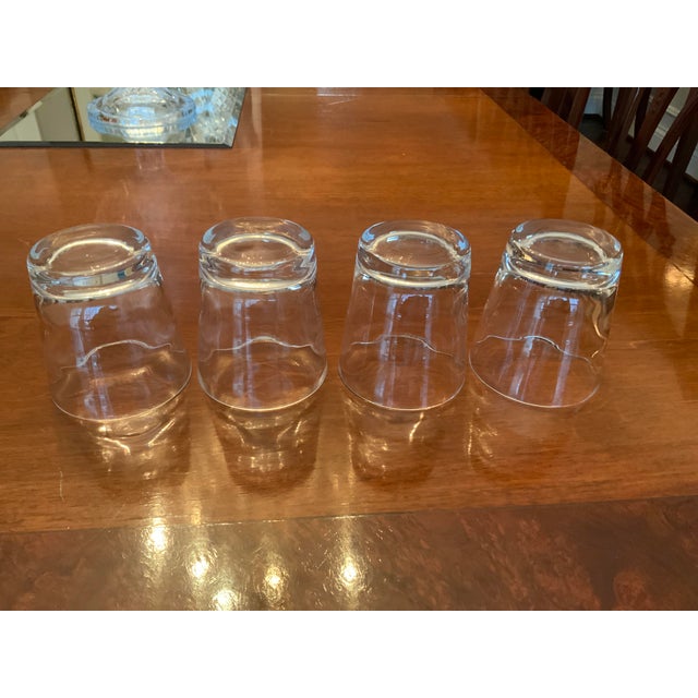 Glass Tiffany & Co. Rock Glasses- Set of 4 For Sale - Image 7 of 9