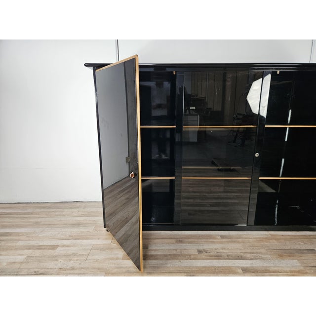 Sideboard in Lacquered Wood with Illuminated Compartment by Pierre Cardin, 1970 For Sale - Image 9 of 18