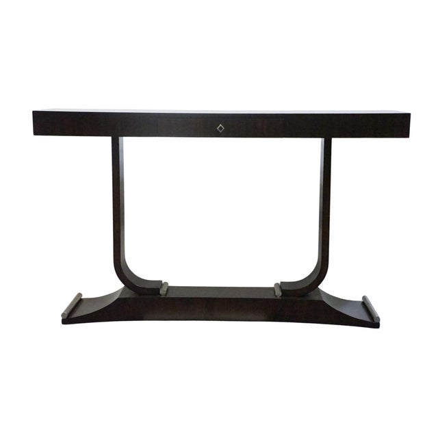 Maitland Smith Furniture Living Room Decoratif Contemporary Modern 57" Console / Entryway Table For Sale - Image 9 of 12