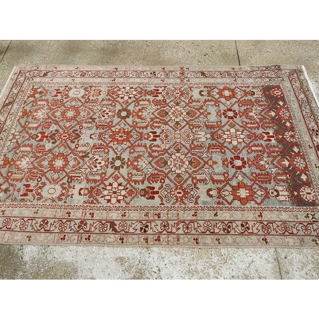 Galerie Shabab Collection Mid-20th Century Persian Malayer Accent Rug For Sale - Image 4 of 7