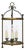 Brass and Glass, French Vintage Lantern, Circa 1930 For Sale