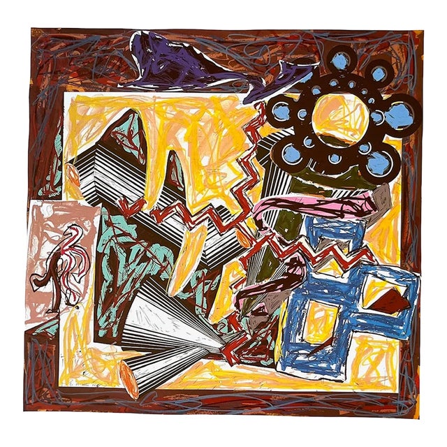 1985 Frank Stella 5 Then Came a Fire and Burnt the Stick For Sale