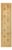 Mogul Collection Hand-Knotted Runner - Ivory 3' 2" x 12' 6" For Sale