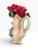 Vintage Classic Treasures Swan Vase With Porcelain Red Roses, 8” For Sale - Image 4 of 6