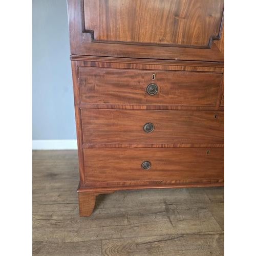 Antique George Mahogany Wardrobe, 1790s For Sale - Image 3 of 9