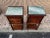 Pair Louis XVI Style Ormolu Mounted Marquetry Mahogany Marble Top Bedside Tables, 19th Century For Sale - Image 4 of 12