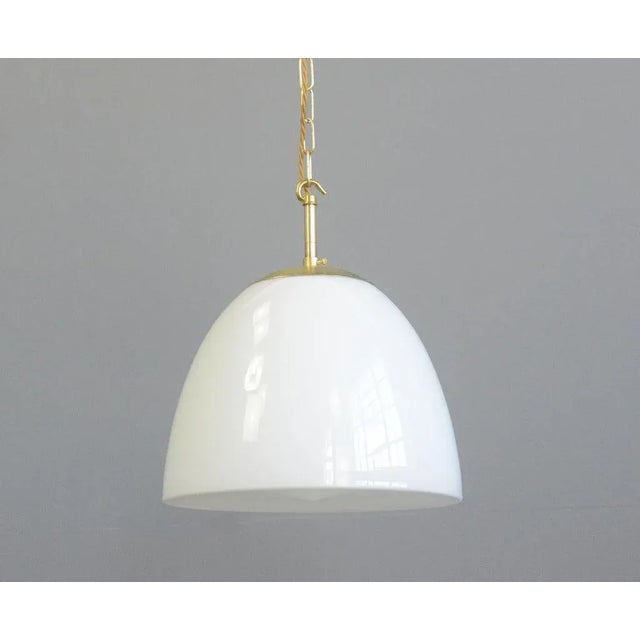 Opaline Pendant Light by Vilhelm Lauritzen, 1950s For Sale - Image 9 of 9
