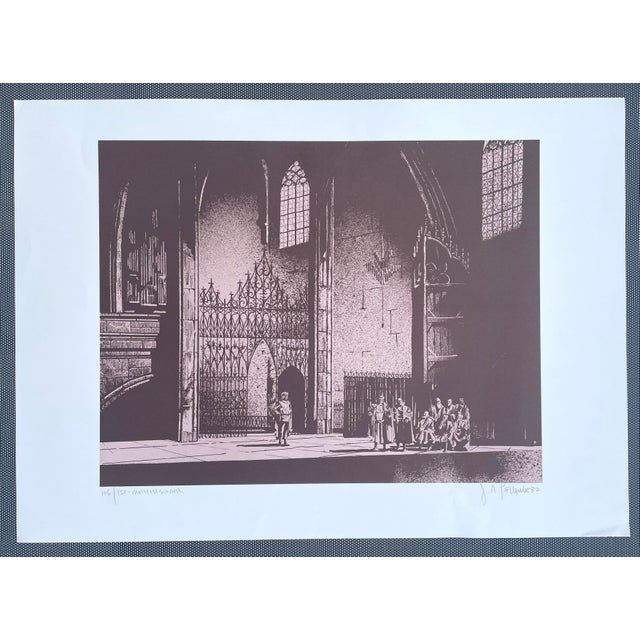 Joseph A. Pecsenke (1942 – 1989) "Die Meistersinger von Nürnberg" lithograph on paper, pencil signed and numbered 106 of...