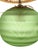 Green Table Lamp in Frosted Glass, Sea-Grass Shade and Brass by Edward Hald for Orrefors, Sweden, 1940s For Sale - Image 8 of 14
