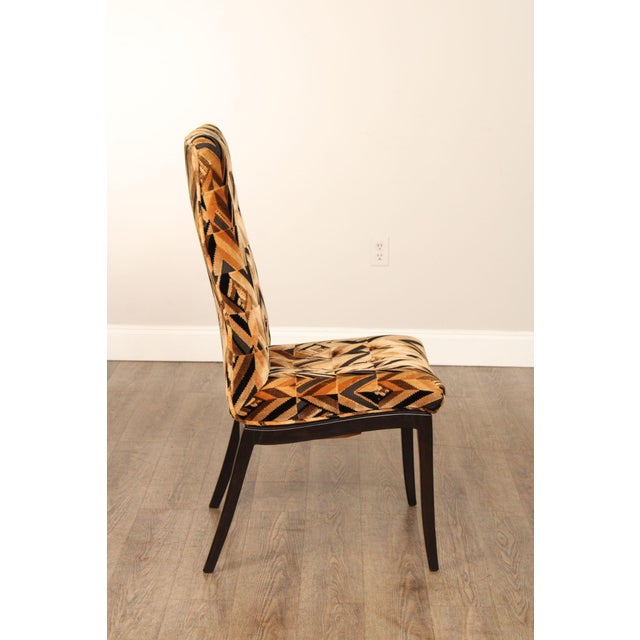 Custom Craft Set Of Six Upholstered Dining Chairs For Sale - Image 15 of 18