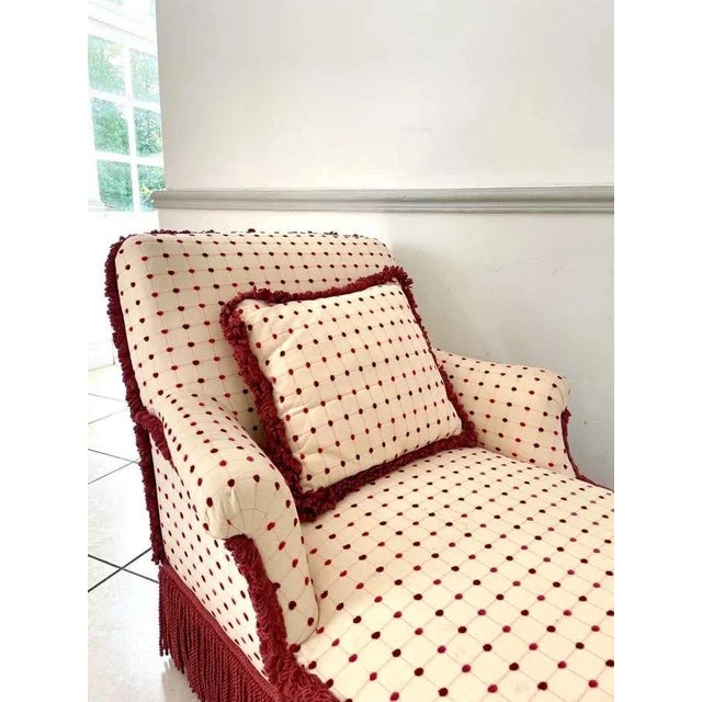 19th Century Napoleon III Meridian Chaise Lounge, France For Sale - Image 9 of 13