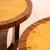 Art Deco Round Side Table in Burl Walnut and Black Lacquer For Sale - Image 3 of 9