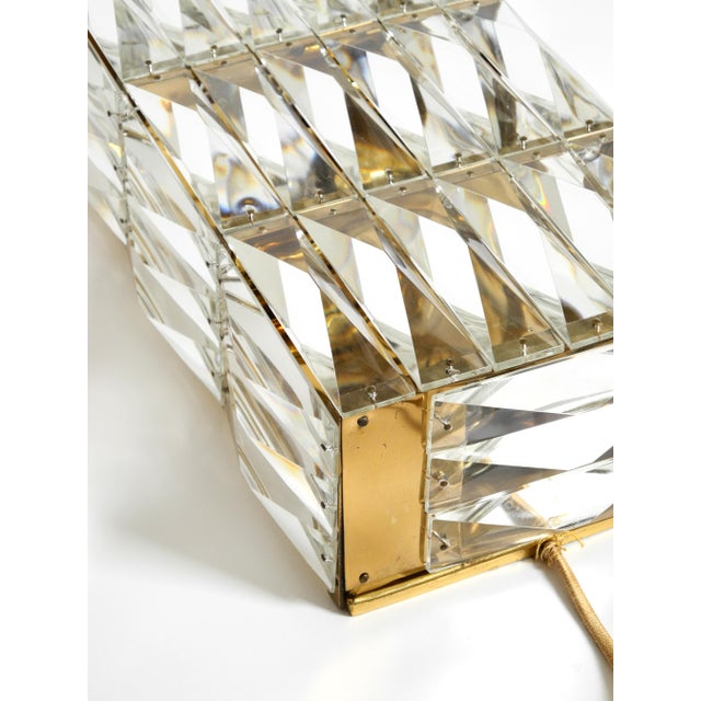 Vintage Brass Wall Lamps with Crystal Shades by Bakalowits & Söhne, 1960s, Set of 2 For Sale - Image 15 of 18