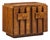 Lane Staccato Brutalist Mid Century Walnut Nightstand For Sale