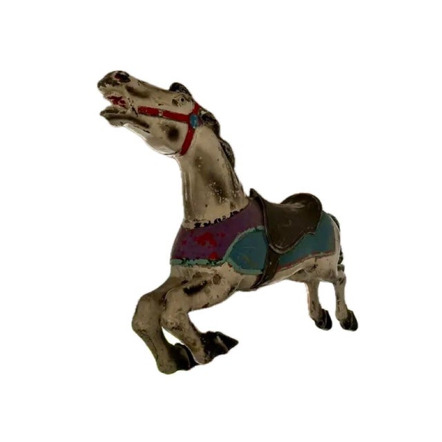 Carousel Horse 1950’s Aluminum For Sale - Image 4 of 5
