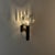 1950s Brass and Cut-Glass Wall Sconce attributed to Gardella, 1950s For Sale - Image 5 of 18