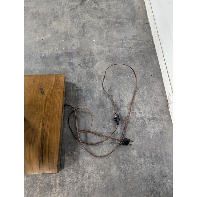 Modernist Wooden Floor Lamp with Shelves, 1950s For Sale - Image 6 of 8