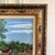 Mid 20th Century Signed American Folk Art Horse Farm Landscape Oil on Canvas Framed Painting For Sale - Image 9 of 11