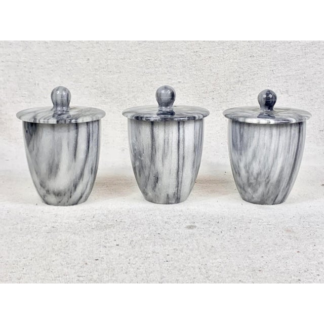 Vintage Marble Lidded Container For Sale - Image 9 of 11