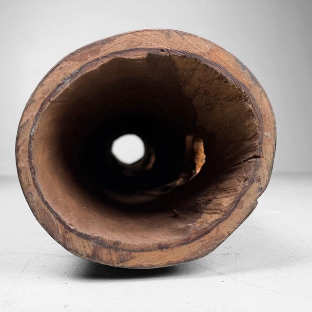 Wabi-Sabi Japanese Koboku Hanaire Tree Trunk, 1960s For Sale - Image 14 of 16