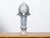 A French zinc crowned acorn architectural fragment from the 19th century mounted on a custom lucite base. This French zinc...