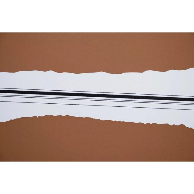 Abstract Richard Kozlow Rio Blanco Signed Modernist Serigraph 55/100 Unframed For Sale - Image 3 of 6