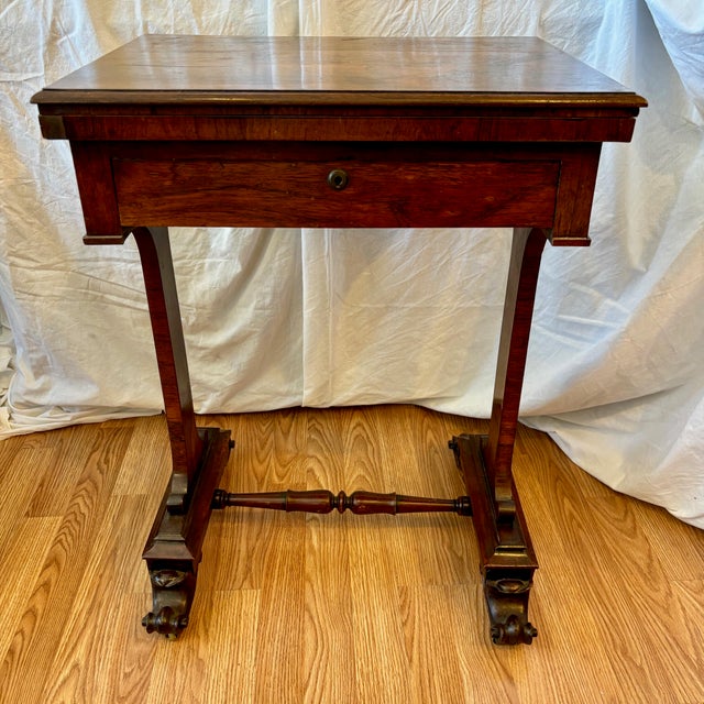 English 19th Century English Regency Game Table / Console Form For Sale - Image 3 of 12