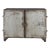 Vintage British Colonial Metal Document Cabinet For Sale