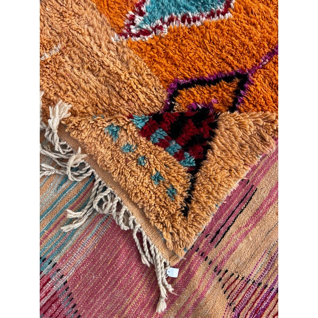 Large Moroccan Modern Berber Rug, 1990 For Sale - Image 9 of 11