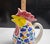 Ceramic Mid 19th Century 10” Italian Deruta Hand-Painted Maiolica “Rooster of Fortune” Pitcher For Sale - Image 7 of 7
