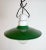 Industrial Green Enamel Pendant Light, 1950s For Sale - Image 4 of 14