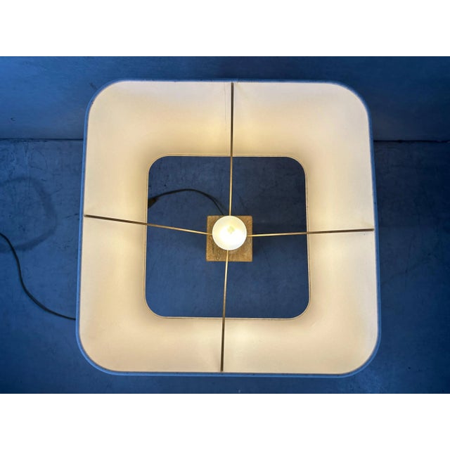 Textile Vintage Travertine Table Lamp, 1970s For Sale - Image 7 of 9